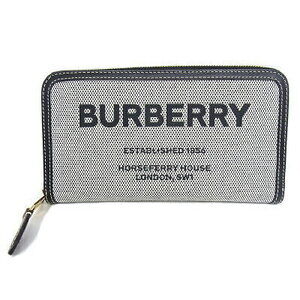 Burberry Elmore Horseferry Wallet Round ZipperBlack Tan Brown